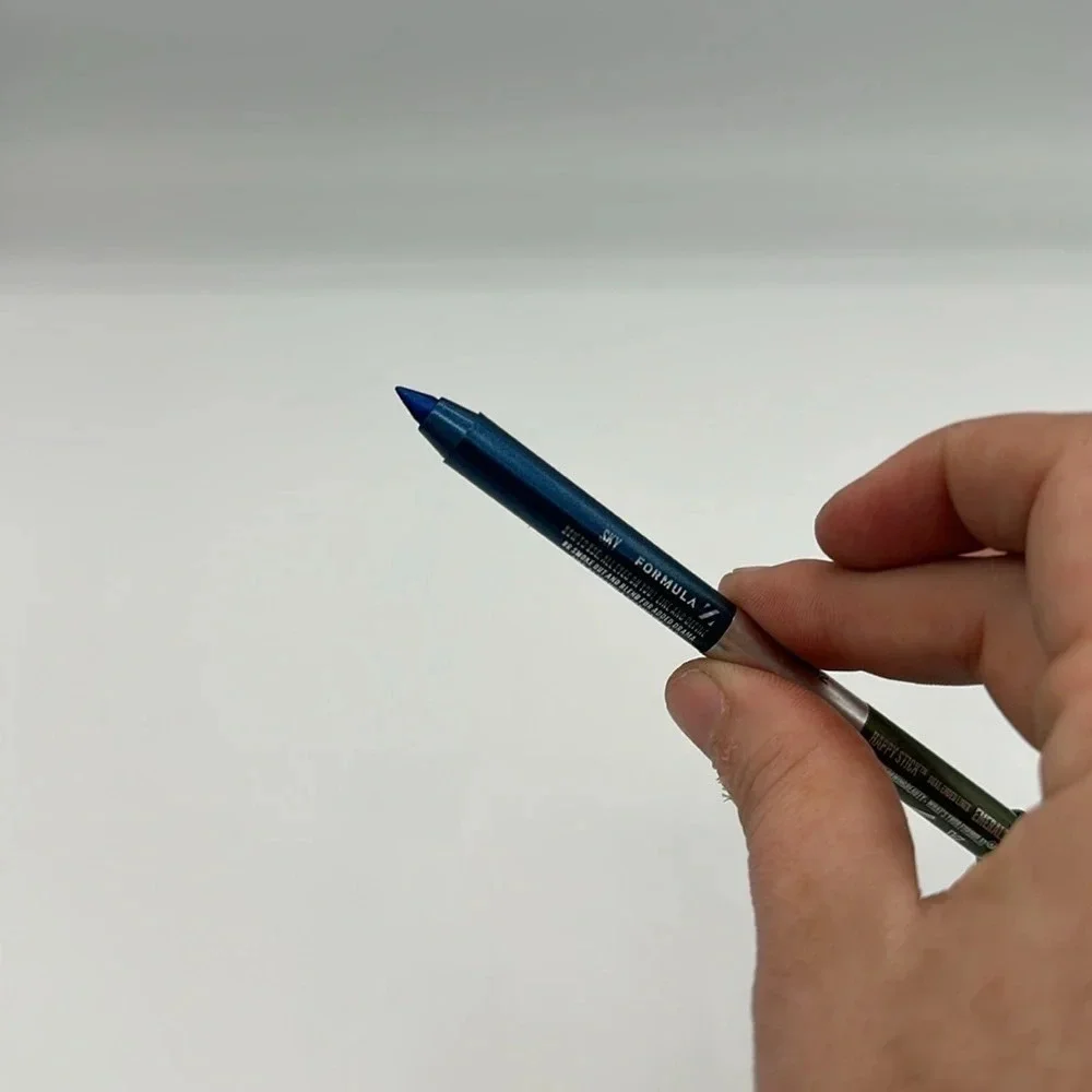 new Formula Z happy stick dual ended eyeliner - sky blue & emerald green